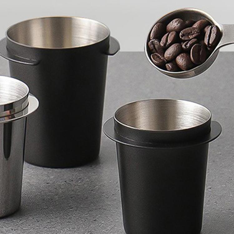 Thickened Coffee Catchers Espresso Machine Handle Catch Tool, 51mm Stainless Steel Mirror, 53mm Stainless Steel Mirror, 58mm Stainless Steel Mirror, 51mm High Temperature Teflon, 53mm High Temperature Teflon, 58mm High Temperature Teflon