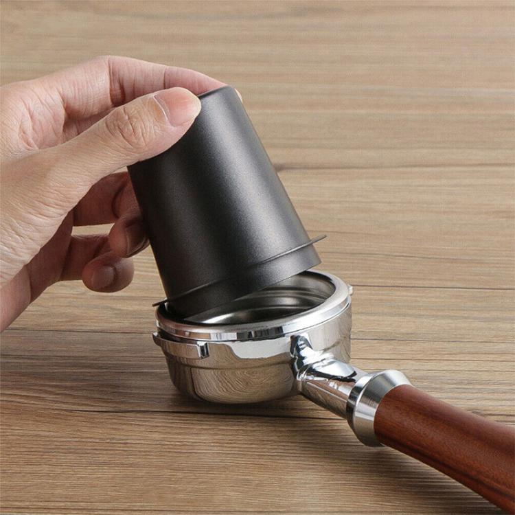 Thickened Coffee Catchers Espresso Machine Handle Catch Tool, 51mm Stainless Steel Mirror, 53mm Stainless Steel Mirror, 58mm Stainless Steel Mirror, 51mm High Temperature Teflon, 53mm High Temperature Teflon, 58mm High Temperature Teflon