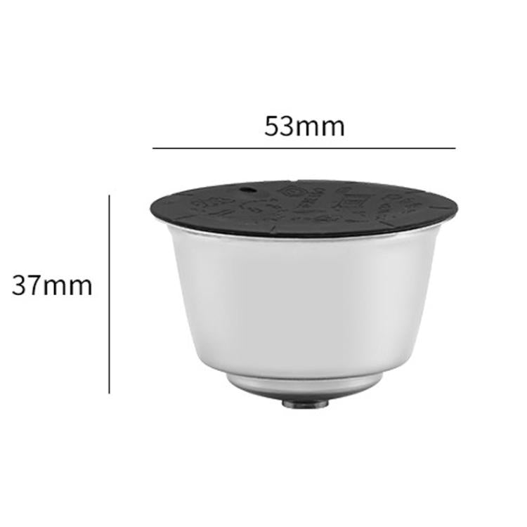 For Dolce Gusto Coffee Maker Stainless Steel Reusable Coffee Capsule Shell, Capsule+Brush And Scoop, Capsule+40mm Powder Hammer+Brush And Scoop