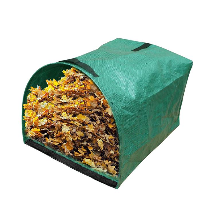 Garden Leaf Bag Organizer Large Capacity Garden Weed Cleanup Bag, 53Gallons