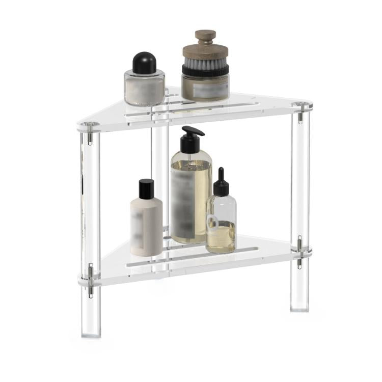Acrylic Triangle Shower Pot Hollow Bracket