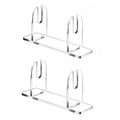 Acrylic Folding Fan Display Stand, 2pcs /Pack, 3pcs /Pack