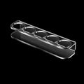 Desktop Small Bottle Acrylic Stand Storage Rack, 5-Hole