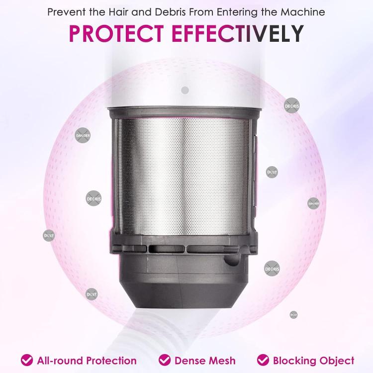For Dyson Airwrap HS01 HS05 Hair Styler Inner Filter Repair Parts, Inner Filter+Clean Brush