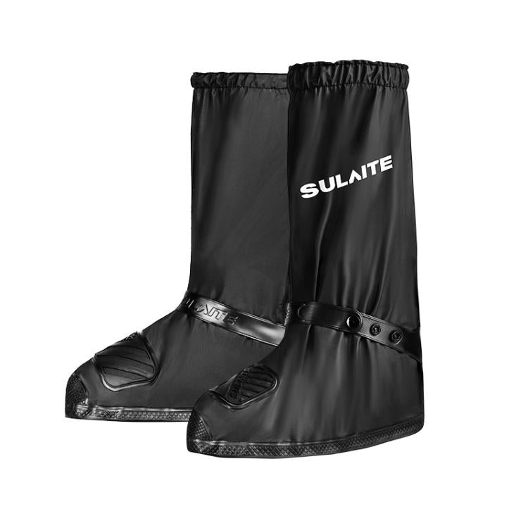 SULAITE Motorcycle Shoe Cover Thickened Anti-slip Wear-resistant Rain Shoes Outdoor Riding Adult Rain Boots, S, M, L, XL, 2XL