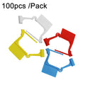 100pcs /Pack Disposable Plastic Seals Bags Anti-theft Padlock Aviation Marking Seal Label Tags Packaging Ties