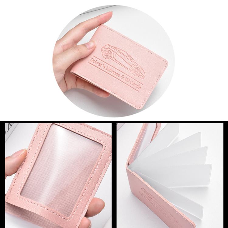 Multi-card Driver License Card Holder Women Driving License Leather Protective Case ID Credit Card Bag, 2 Card Slot, 4 Card Slot, 6 Card Slot, 8 Card Slot, 10 Card Slot