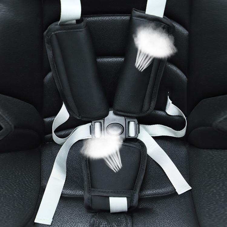 Baby Stroller Seat Belt Shoulder Guard, Black Regular, Black Nylon Patch, Black Crotch Protector, Black Regular 3pcs /Set, Black Nylon 3pcs /Set