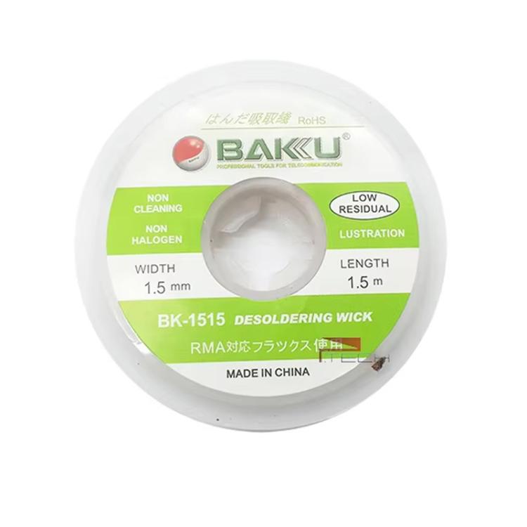Solder Wick Remover Desoldering Braid for Electronics Repair, BAKU BK-1515, BAKU BK-2015, BAKU BK-2515, BAKU BK-3015