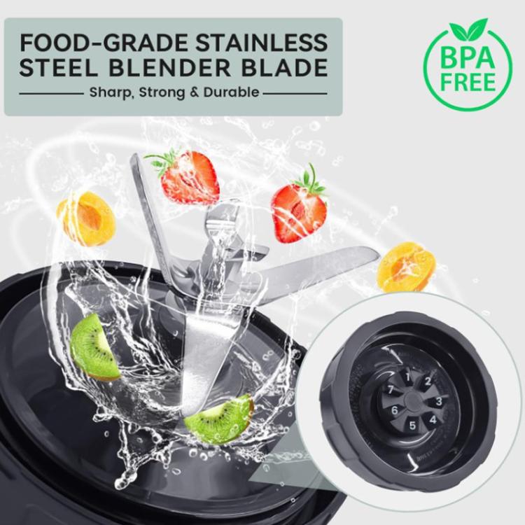 For Ninja BL480/BL482/BL642/BL682/NN102 Blender Accessories, 7-leaf Blade Holder + 2 Sealing Rings + Hook