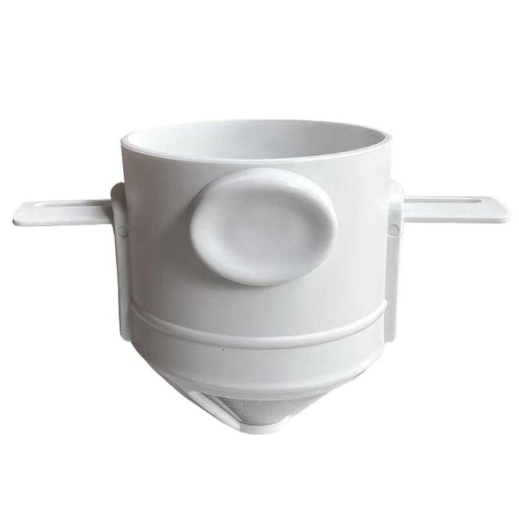 Portable Paperless Coffee Filter Cup Coffee Drip Filter Cone, White, Black, Black With Base, White With Base