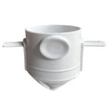 Portable Paperless Coffee Filter Cup Coffee Drip Filter Cone, White, Black, Black With Base, White With Base