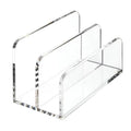 Acrylic Desk Organizer Box File Rack, Single, Double