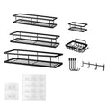 Wall-mounted Punch-free Bathroom Toiletry Storage Rack