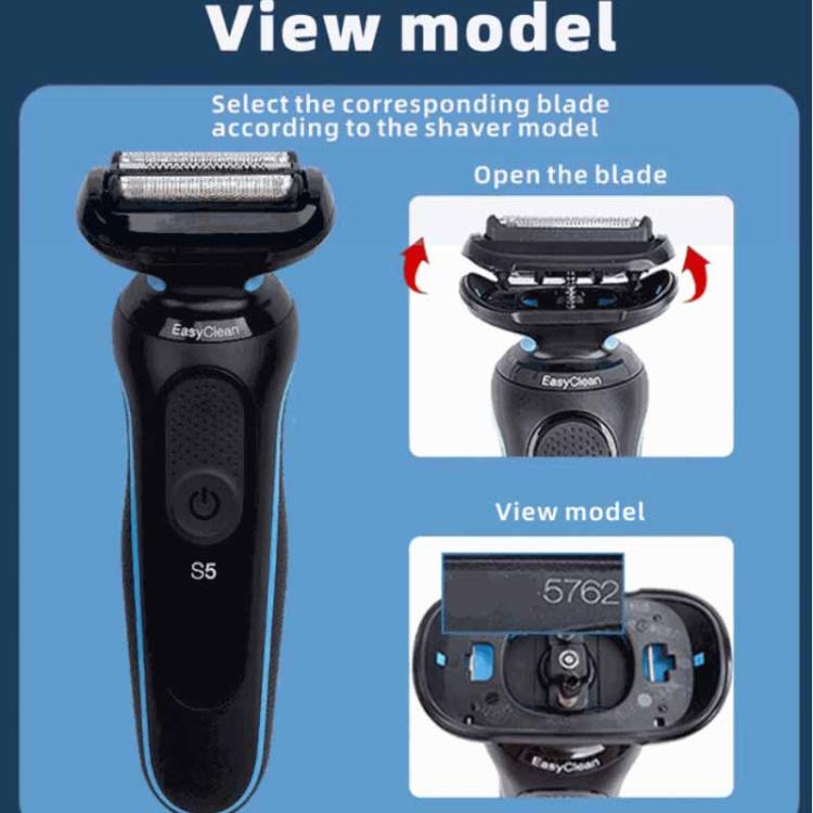 Replacement Shaver Head For Braun Series 5 Shavers 5020S / 5030S / 5145S / 5147S, 52B, 52S