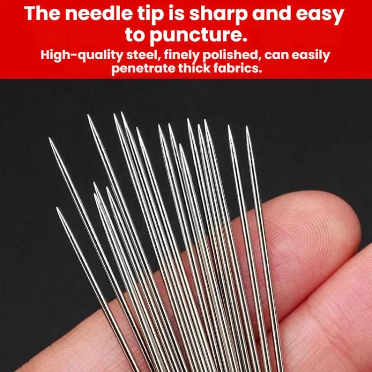 Household Large-hole Sewing Needle Set, 25pcs /Set 3.2cm, 25pcs /Set 4.0cm, 25pcs /Set 5.0cm, 25pcs /Set 6.6cm, 60pcs /Set 6.7/5.4/5/4.8/4cm