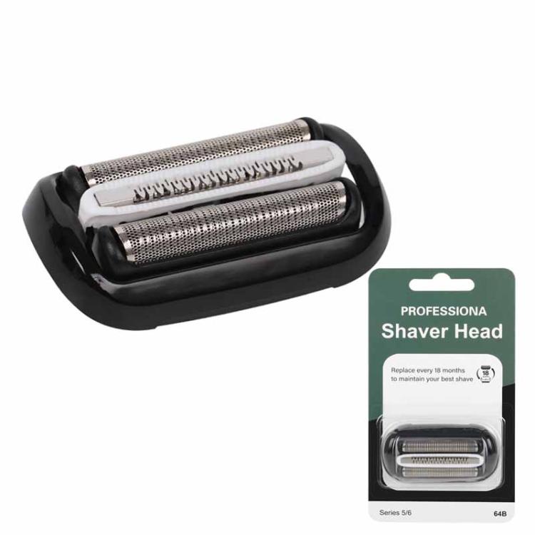 64B Replacement Shaver Head For Braun Series 5/6 50-R1000s / 50-B1200S / 6072cc / 7025s, 64B
