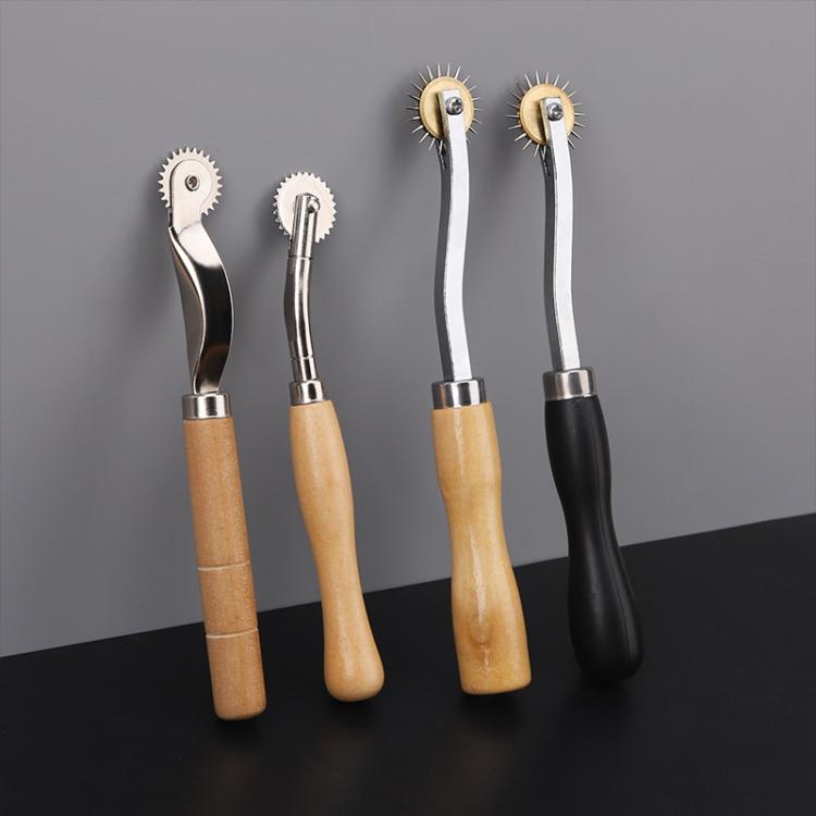 Leather Marking Wheel Tailoring Pattern Making Tool Roller, Standard SKC Wooden Handle, Standard Steel Tooth Handle, Plastic Steel Tooth Handle, Wooden Steel Tooth Handle