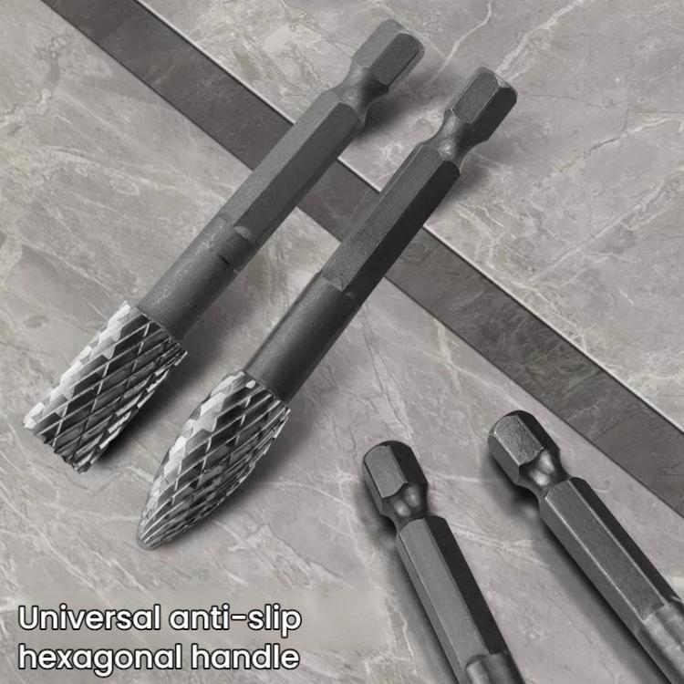 Double Groove Alloy Steel Rotary File Woodworking Carving / Reaming / Slotting Grinding Head, AXE1020, DX1009, EX1016, FX1020, GC1020, HX1025, LX1025, MX1020, NX1010, CX1020