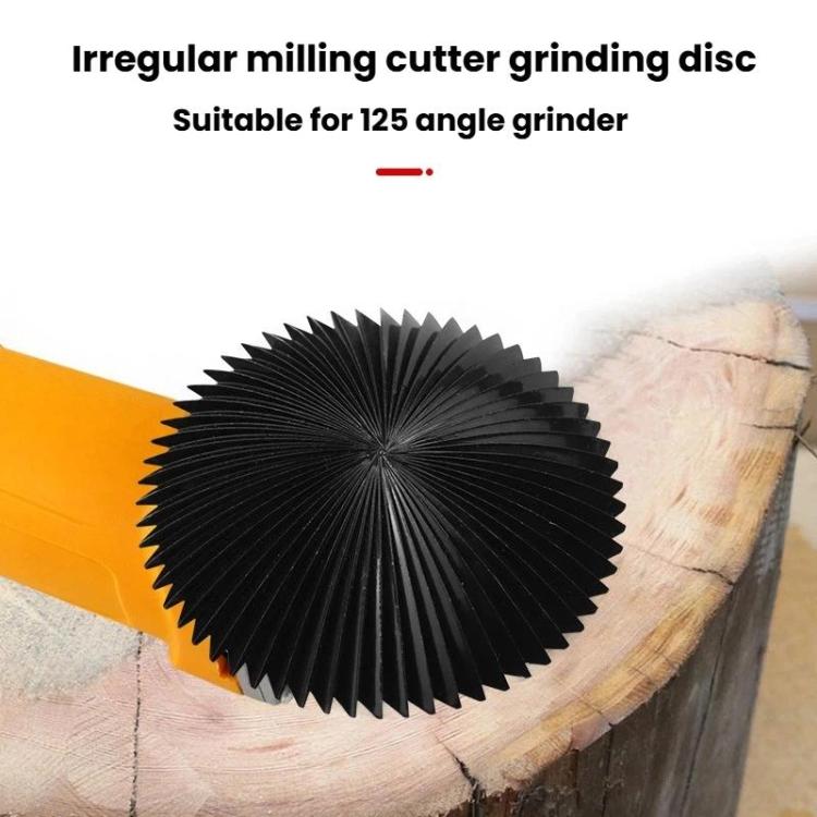 Shaped Milling Cutter Sanding Disc Woodworking Sanding Carving Metal Head Angle Grinder Metal Sanding Head, M14