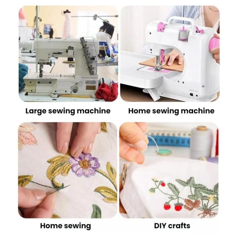 Household Sewing Thread Fine Polyester Thread For Sewing Clothes, Extra Large Volume White 701, Extra Large Volume Black 325, Medium Volume White 701, Medium Volume Black 325, Medium Volume Bleached 301, White 701, Brown 870, Black 325, Gray 366