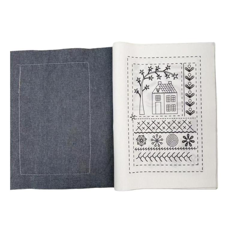 DIY Embroidery Stitch Book with 40 Techniques for Beginners for Beginners, C Type No Tools