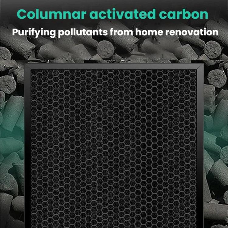 For Sharp FP-F30TA / FP-J30TA / FP-GM30B-B Air Purifier Filter Cartridge, Dust Collection+Activated Carbon, Dust Collection, Activated Carbon