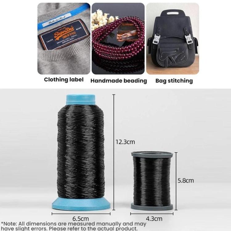 Hand-sewn Nylon Invisible Ultra-fine Filament Thread, Transparent Small Roll 0.25mm, Black Small Roll 0.25mm, Transparent Large Roll 0.10mm, Black Large Roll 0.10mm, Transparent Large Roll 0.15mm, Black Large Roll 0.15mm, Transparent Large Roll 0.2mm  ...
