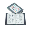 DIY Embroidery Stitch Book with 10 Pages for Hand Sewing and Linen Craft Enthusiasts, Only Book, Needle and Thread Combo, Sewing Kit
