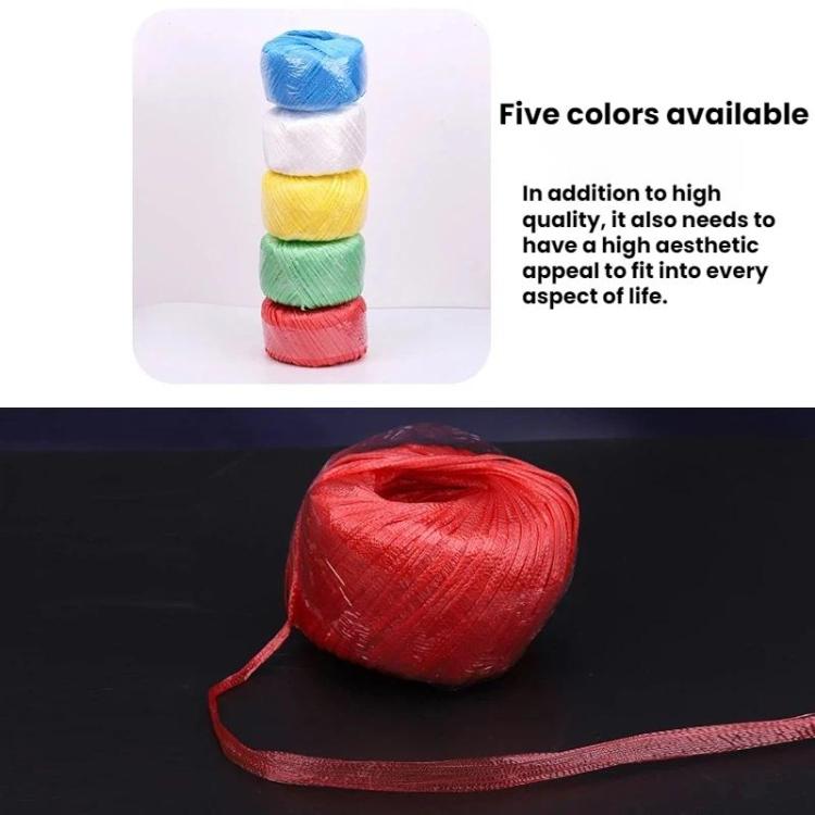 Nylon Binding Rope Tear Film Packing Rope, Large Roll White, Large Roll Red, Large Roll Yellow, Large Roll Blue, Large Roll Green, White, Red, Yellow, Blue, Green
