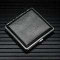Leather Cigarette Case for 20 Filter Cigarettes 8.0mm Ultra Thin Portable Cigarette Holder