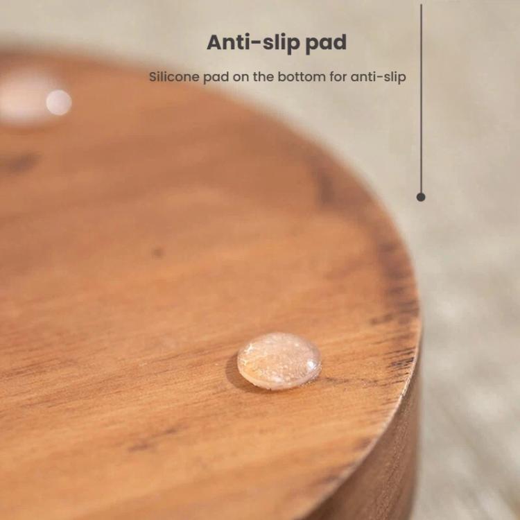 Magnetic Solid Wood Metal Ashtray Ash-Proof and Dust-Proof Design, Walnut Wood Square, Walnut Wood Round, Black Walnut Square, Ebony Wood Square, Dark Walnut Square
