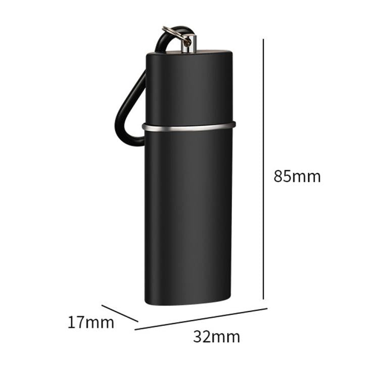 Portable Pocket Ashtray Slide-Out Drawer Mini Metal Lined Leak-Proof Ash Container for Outdoor, Car, Travel