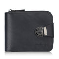 Baellerry D5593 Men Compact Wallet Vintage Zipper Coin Purse Multi-Card Holder