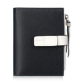 Baellerry N7101 Women Compact Snap Closure Wallet Multiple Card Slots Zippered Coin Pocket