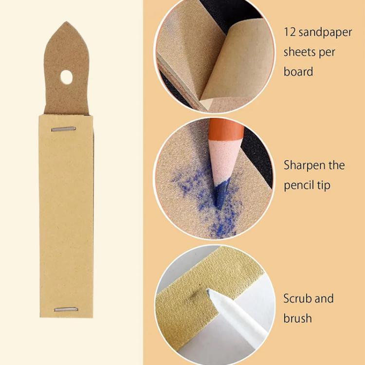 48 In 1 Sketch Drawing Set with 20 Blending Stumps, Sketch Wipe Scrapers, Kneaded Eraser & Sandpaper for Artists and Beginners