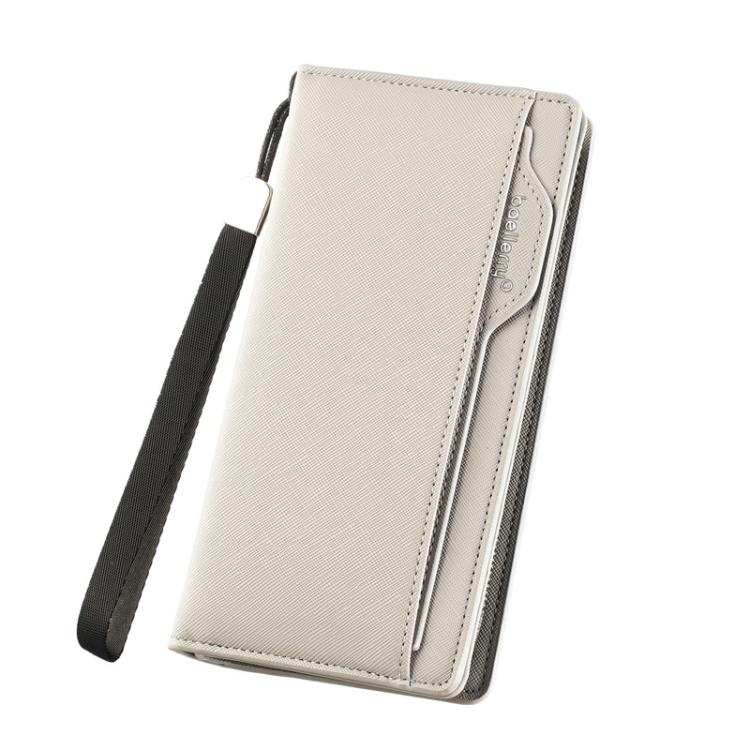 Baellerry C3259 Men Long Wallet Multi-Card Holder Clutch Business Casual Zipper Bag