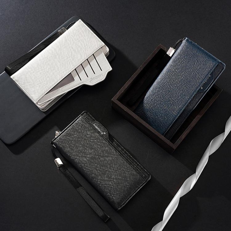 Baellerry C3259 Men Long Wallet Multi-Card Holder Clutch Business Casual Zipper Bag