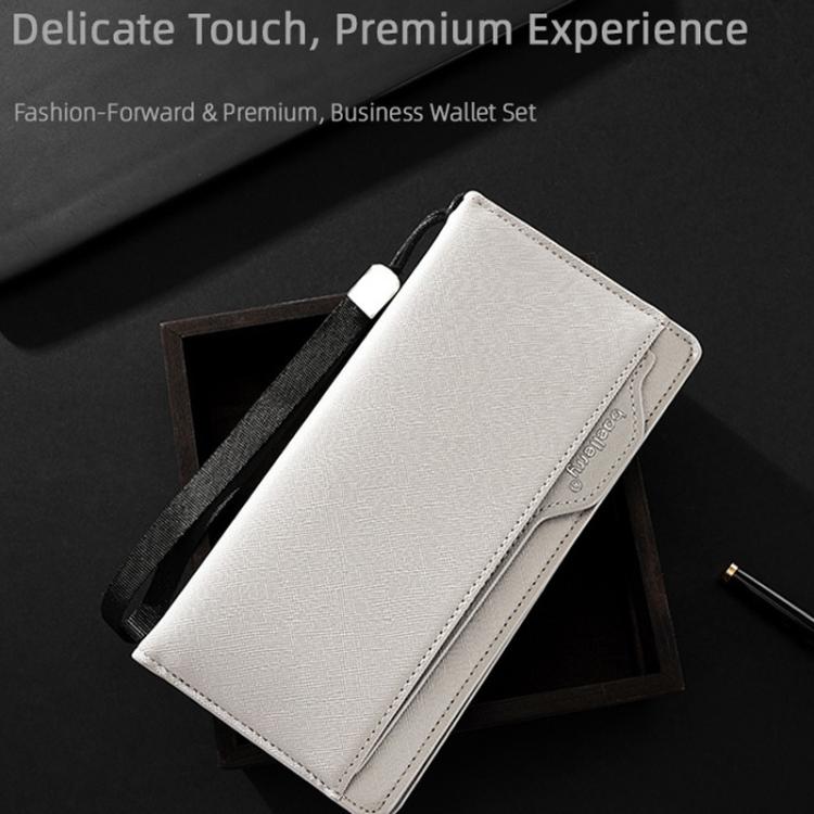 Baellerry C3259 Men Long Wallet Multi-Card Holder Clutch Business Casual Zipper Bag