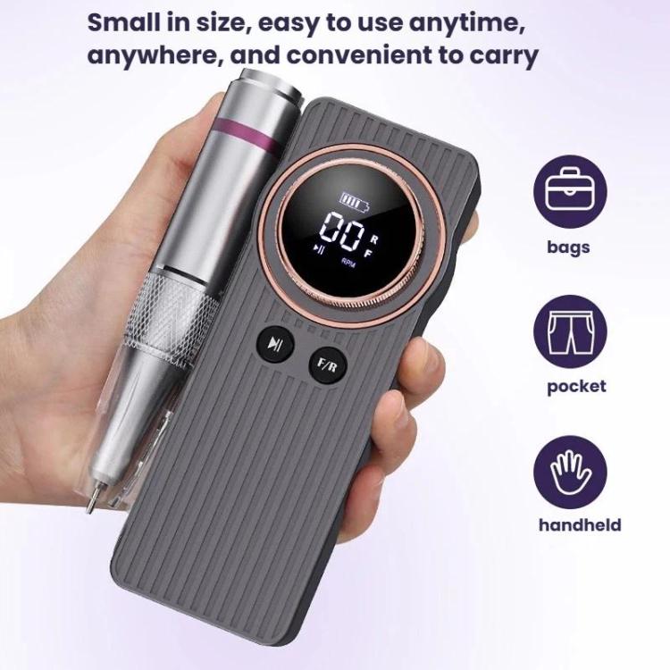 BLUEQUE BQ-108 Portable Rechargeable 35000RPM Nail Grinder For Removal Cuticle Care Nail Shaping