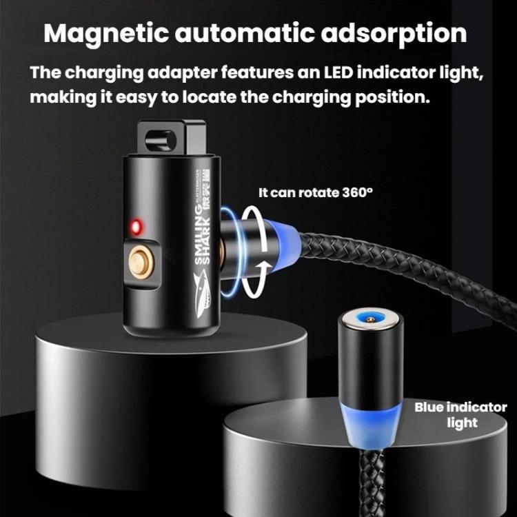 SMILING SHARK MINI03-S Outdoor Mini Flashlight Magnetic Charging Keychain Light, MINI03-S