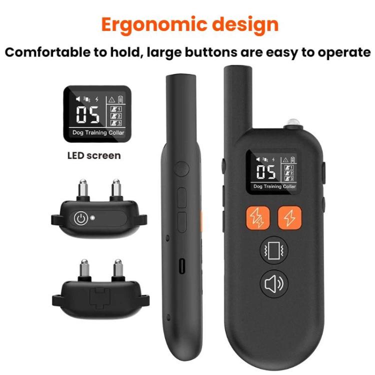 2 in 1 Waterproof Dog Training Collar For Pets