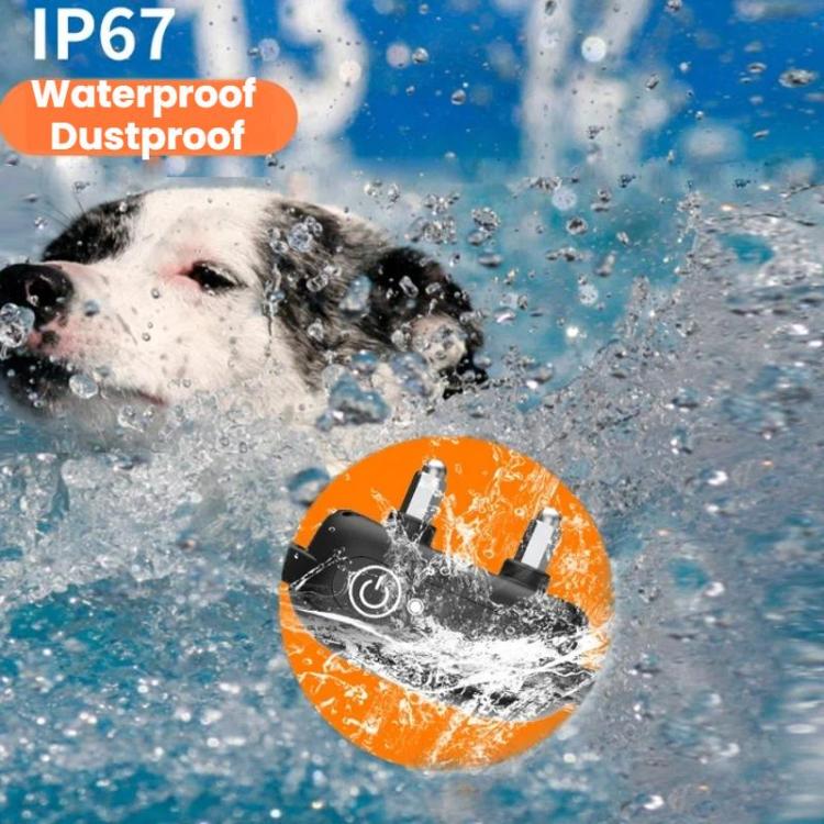 2 in 1 Waterproof Dog Training Collar For Pets