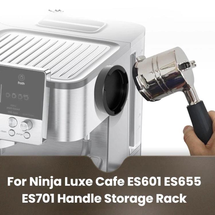 For Ninja Luxe Cafe ES601 ES655 ES701 Handle Storage Rack Adhesive Wall Mount No Drill Tool-Free Organizer, Handle Storage Rack