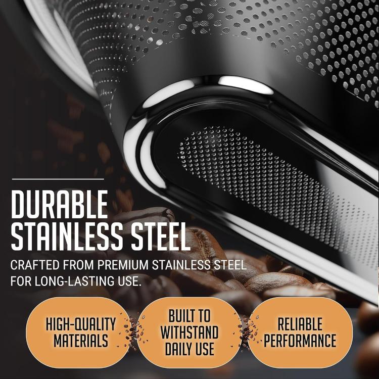 Stainless Steel Filter For Moccamaster KBT / KBGV Coffee Maker, Single Layer, Double Layer