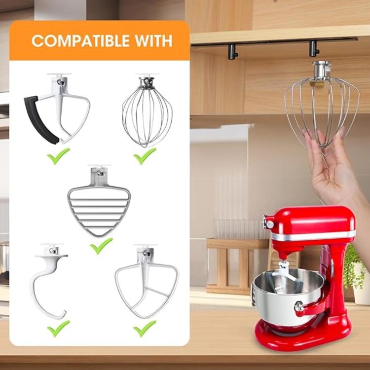 4pcs /Pack Hooks For KitchenAid Attachment to Neatly Store Mixer Accessories