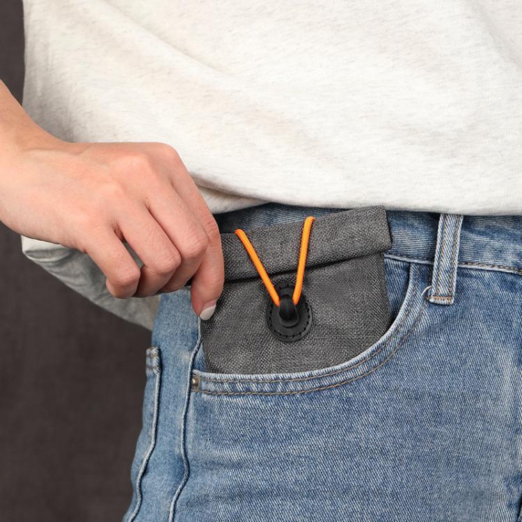 Mobile Signal Shielding Pouch Roll-Up Drawstring Car Key Anti-Theft Bag RFID Credit Card Skimming Protection Pouch