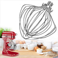 11-Wire Stainless Steel Whisk Attachment for KitchenAid 7 Quart Bowl-Lift Stand Mixer