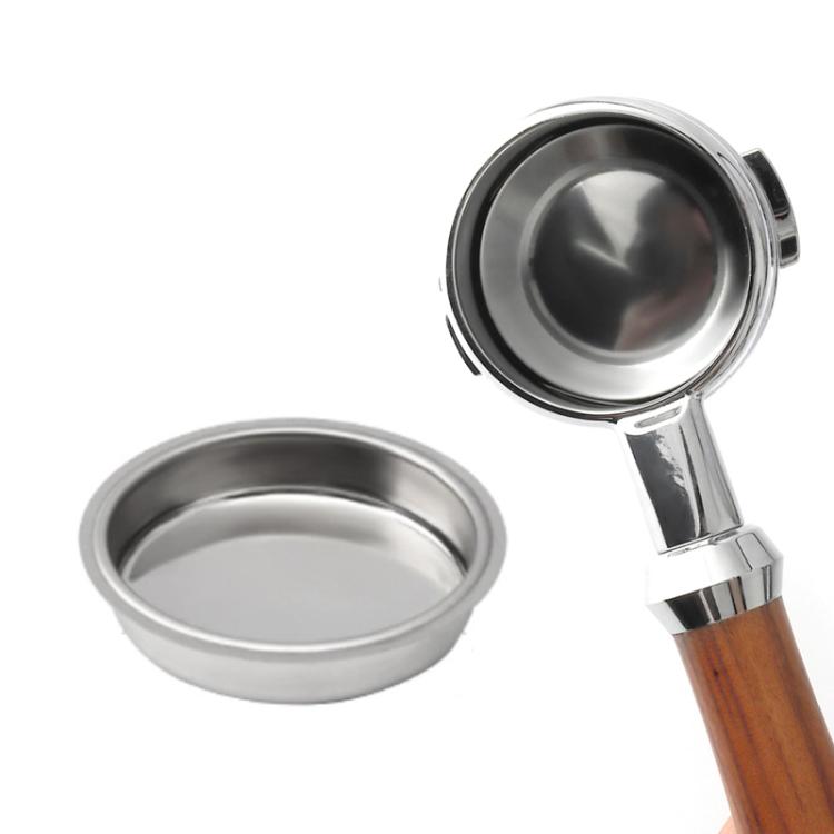 Coffee Machine Stainless Steel Backflush Disc Blind Basket Coffee Maker Backwash Cleaning Blind Bowl, 58mm, 54mm, 51mm