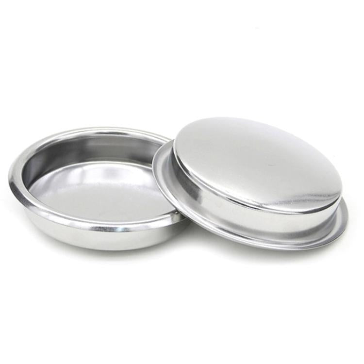 Coffee Machine Stainless Steel Backflush Disc Blind Basket Coffee Maker Backwash Cleaning Blind Bowl, 58mm, 54mm, 51mm